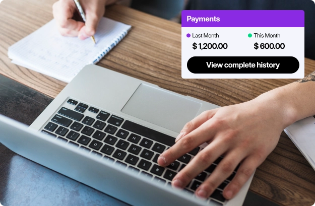 Payment history